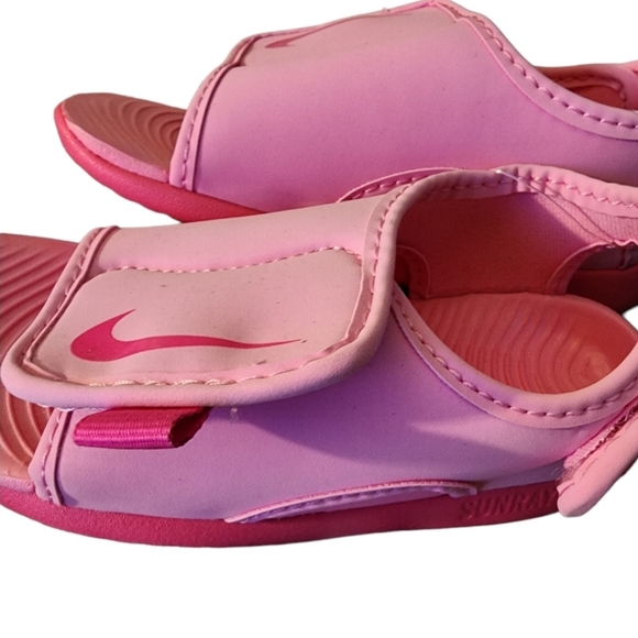 NIKE Sunray Adjust 5 V2 Pink Youth Girl's Sandals Size: 9c (#DB9562-601) - Picture 4 of 4
